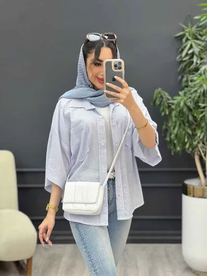شومیز راه راه نگار