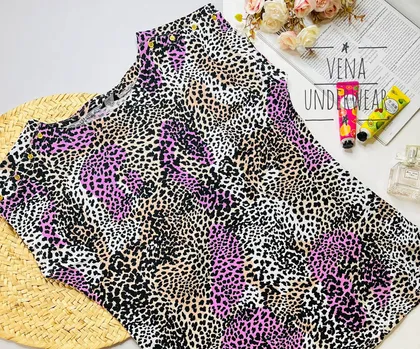 تیشرت نخی بنگلادشی طرح پلنگی برند اروپایی (M&CO)