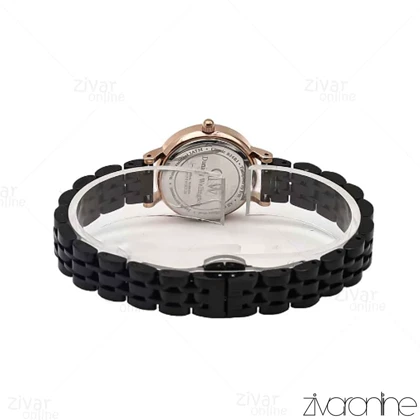 ساعت دنیل ولینگتون زنانه گرد رزگلد مشکی 106764