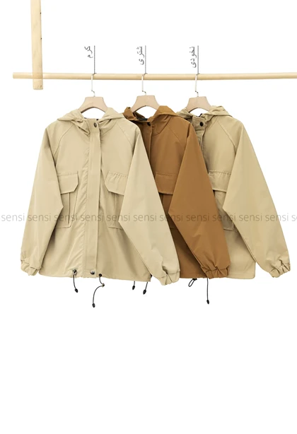 بامبر کتان tc کلاه دار کد1004945