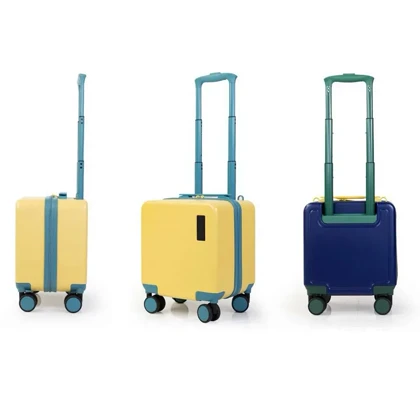 چمدان کابین سایز خلبانی وارداتی پاف تراول کد PUFF TRAVEL JUNIOR