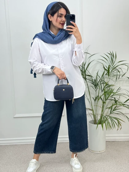 شومیز سفید Basic