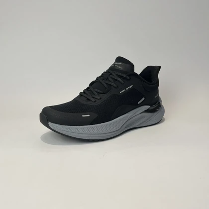 کفش رانینگ پرو استپ مدل فلو PRO STEP FLOW 2 مشکی زیر طوسی