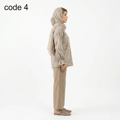 تونیک یقه سفید پری شانل مدل درسا علیدسا