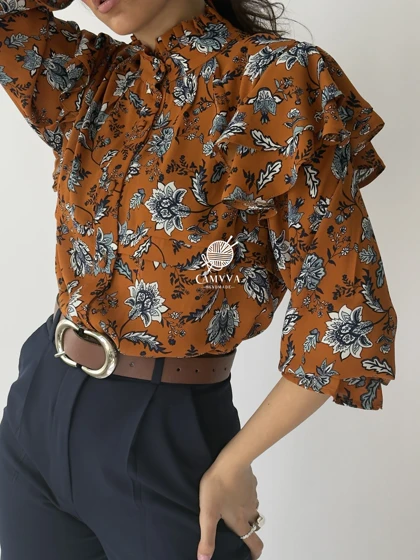 شومیز گل‌دار