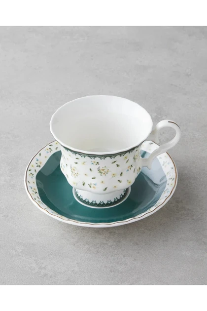 فنجان چای دو نفره English Home مدل Florana Bone China