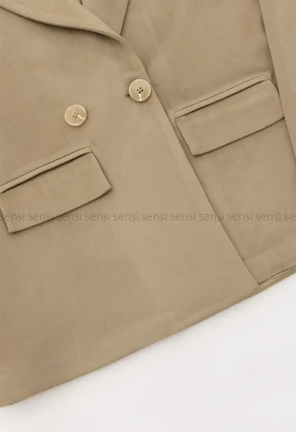 کت فوتر جیر باکسی 2 دکمه کد1004775