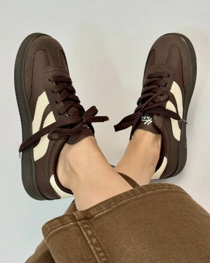 کتانی زنانه ونس سارا - قهوه‌ای (موجی یرفا)