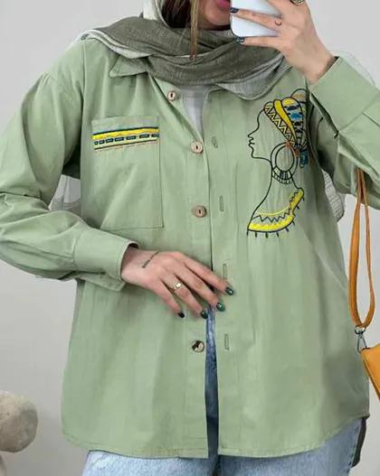مانتو گلدوزی چهره (41)کد3292