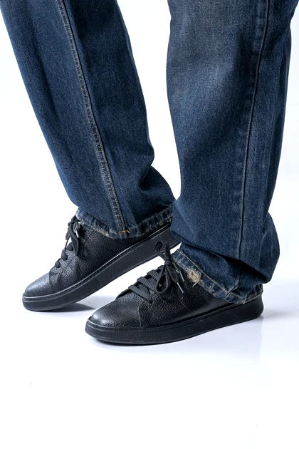 ونس چرم طبیعی بندی یک رنگ مردانه