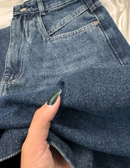 شلوار فلر بگ جکپات آبی نگارین