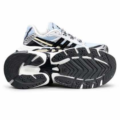 کفش کتانی مردانه مدل آدیداس فارل ویلیامز آبی مشکی کرم Adidas Pharrell Williams