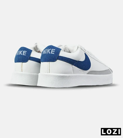 کفش نایک مردانه و زنانه سفید آبی Nike Blazer Low 77 مدل 5798