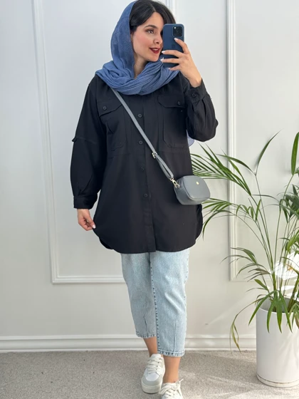 مانتو کتان پنبه ساتین