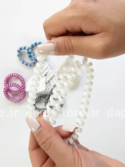 کش مو سیم تلفنی بسته 2 عددی