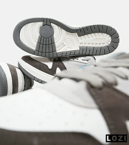 کفش کتانی مردانه طوسی سفید آبی نایک NIKE SB