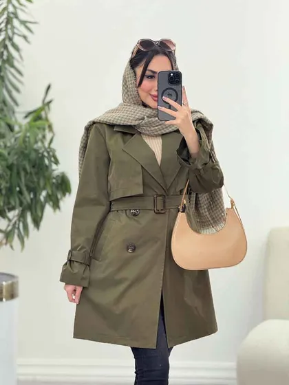 بارانی پشت ژیله پاگن دار