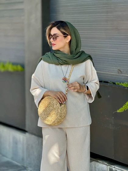 ست مانتو شلوار گیسو