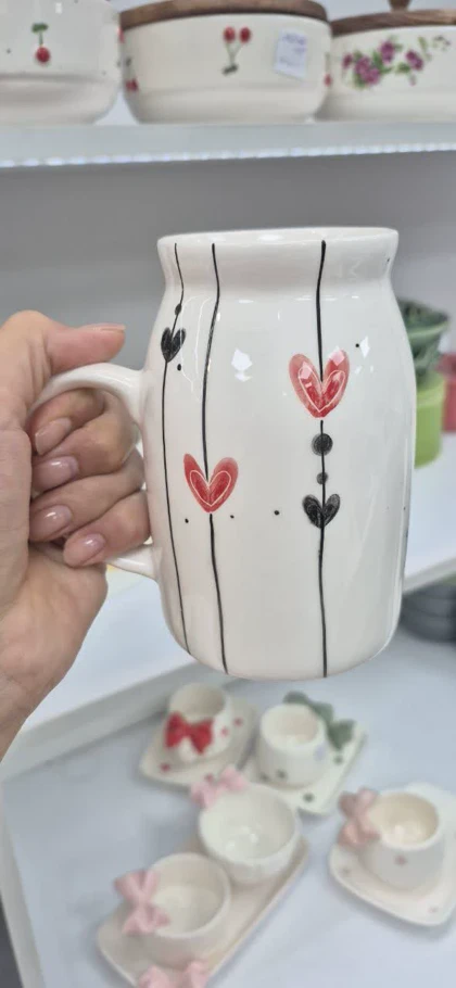 ماگ سرامیکی اسموتی نقاشی آبرنگی