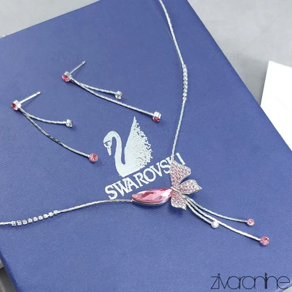 نیم ست پروانه سواروسکی 10269