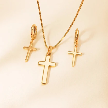 نیم‌ست ژوپینگ طرح صلیب ساده