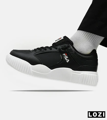 کفش کتانی مردانه مشکی FILA مدل 5379
