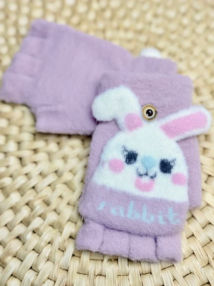 دستکش بچگانه موهر کلاهدار