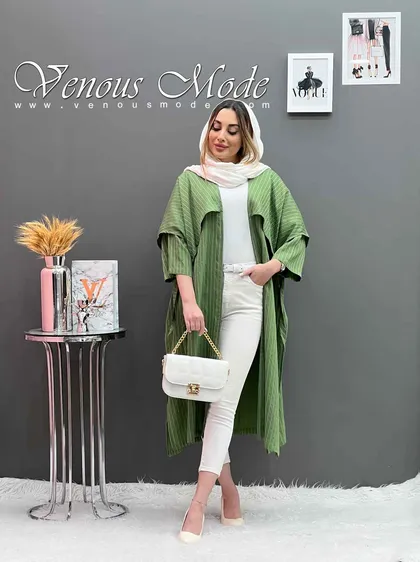 مانتو بلند ژیله دار