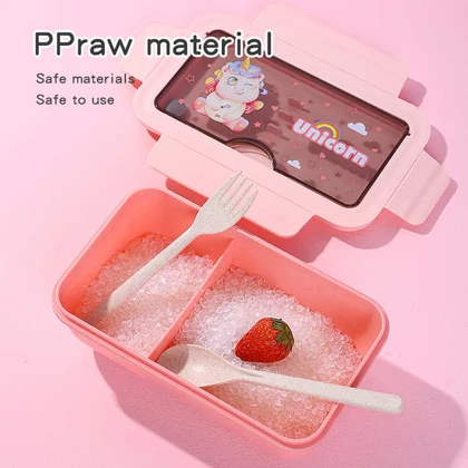 پک قمقمه وظرف غذا پلاستیکی