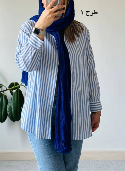 مانتو چهارخونه لینن 2