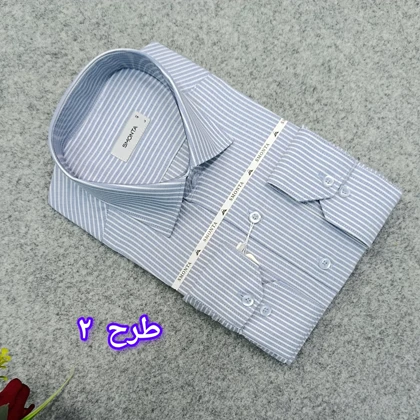 پیراهن استین بلند مردانه ( قواره کلاسیک-قواره معمولی )- پیراهن مجلسی طرحدار مردانه