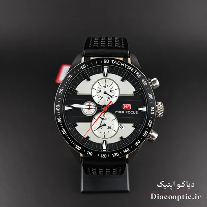 ساعت مچی مردانه اورجینال موتور ژاپن برند مینی فوکوس سه موتور مدل Mf0002G.03 بند چرم