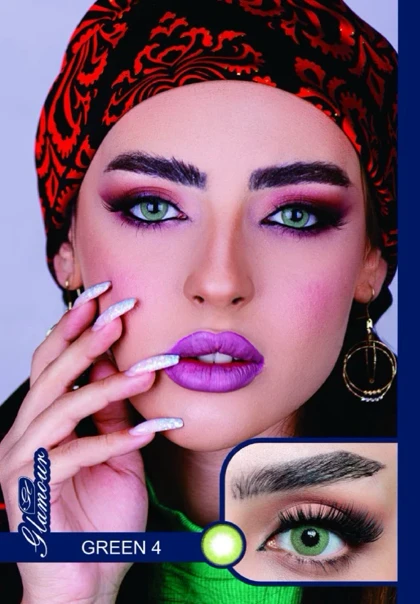 لنز رنگی فصلی گلامور Glamour