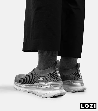 کفش کتانی طبی ورزشی خاکستری SKECHERS GHOST