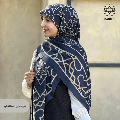 روسری نخ پنبه سارمو
