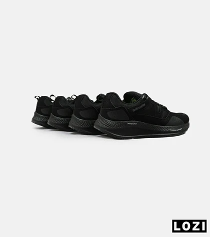 کفش کتانی طبی زنانه و مردانه مشکی SKECHERS archfit v02