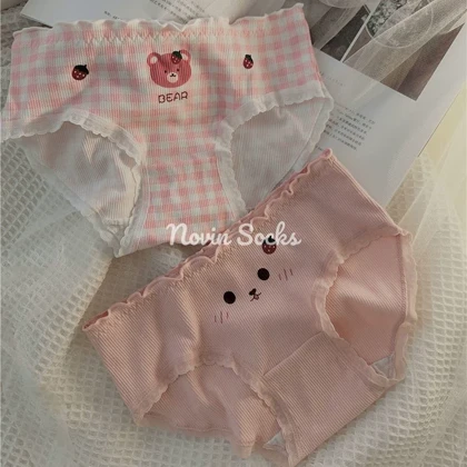 شورت طرح Pink Bear (مناسب سایز 38-42)