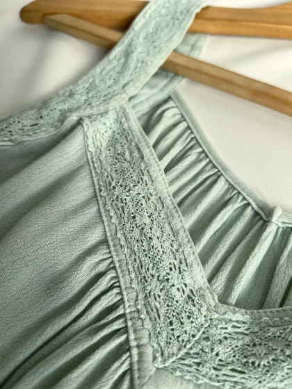 تاپ نخ کریشه بند گیپور کد 2741