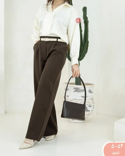 شومیز ساتن هوگون 5054