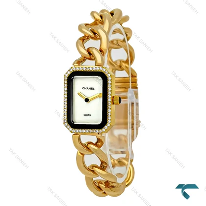 ساعت مچی شنل دورنگین زنانه طلایی Chanel-7967-L