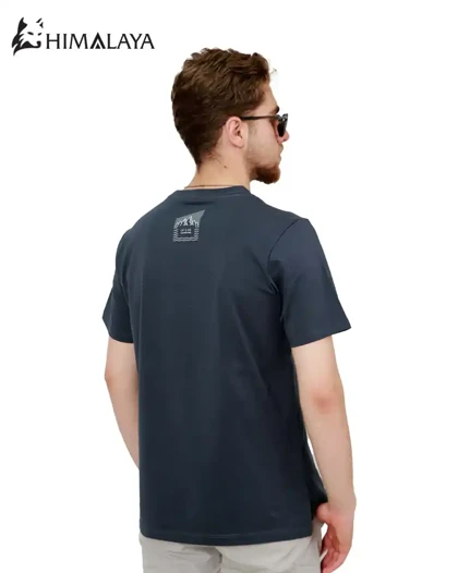 تیشرت پنبه نوک مدادی cm21 طرح LETS GO CAMPING هیمالیا
