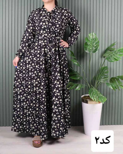 پیراهن کلوش بابونه 7062
