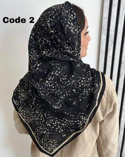 روسری حریر کرپ اورجینال 4100