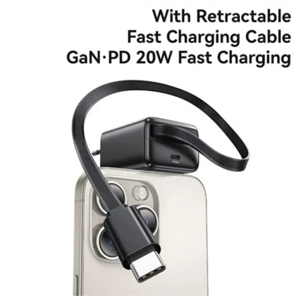 شارژر دیواری 20 وات یوسامز USAMS مدل CC233 تایپ سی با کابل