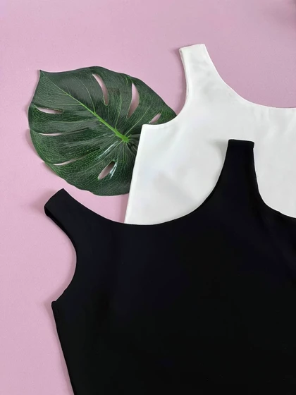 تاپ دو لایه کرپ حریر کد 1662