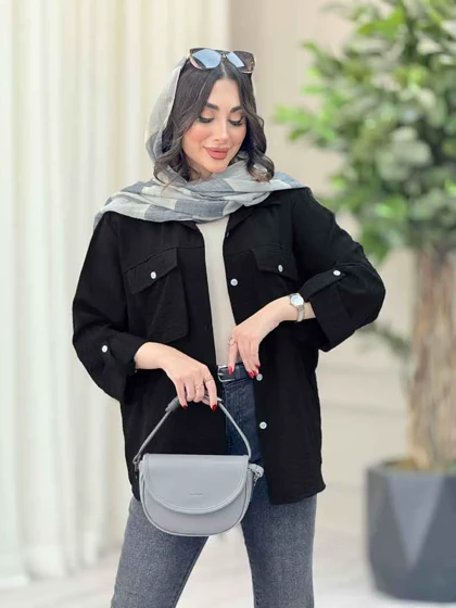 مانتو جیب پاکتی طنین
