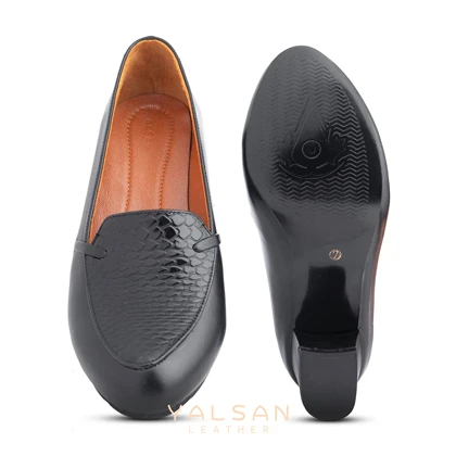 ست کیف و کفش زنانه چرم یلسان مدل هیوار کد 915-KELARA-MRV