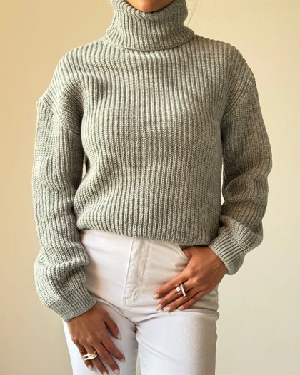 کراپ بافت یقه اسکی  کد 1500151