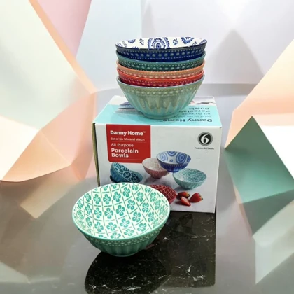 ست کاسه آبگوشت خوری طرح دار دنی هوم / BA42