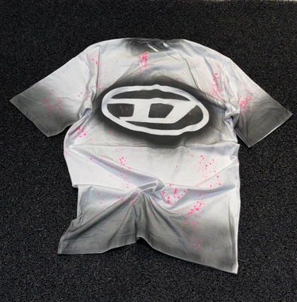 تیشرت دیزل فوق خفن کاستوم شده در بمب رنگ بندی